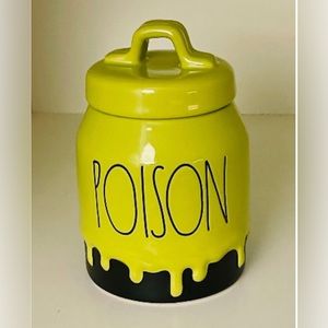 Brand new! Rae Dunn Halloween Poison Canister
